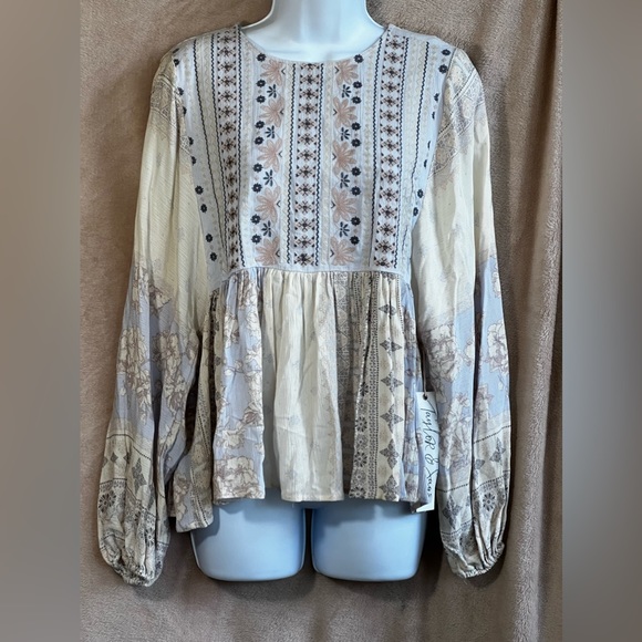 Taylor & Sage boho floral print blouse - Picture 2 of 5